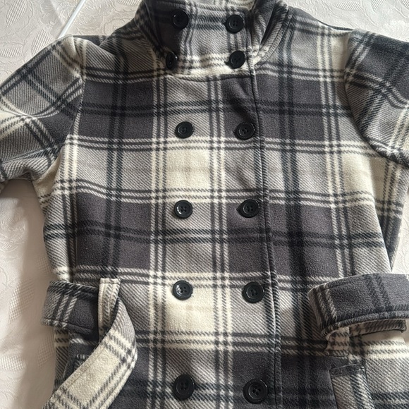 LADY HATHAWAY WOMENS DOUBLE BREASTED FLEECE BELTED JACKET SIZE L LNC - Picture 2 of 9